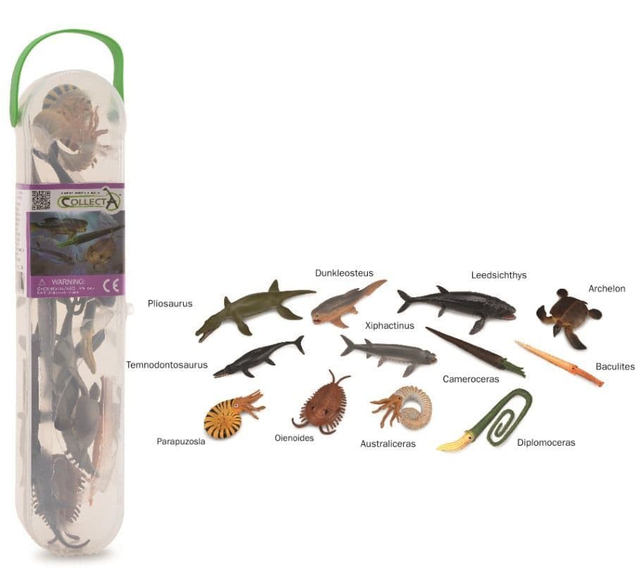 Collecta Set Regalo Preistoria: Dunkleosteus Deluxe, Figura Di Dinosauro In Scatola Finestra, Dimensioni 35x10x21 Cm, Per Collezionisti